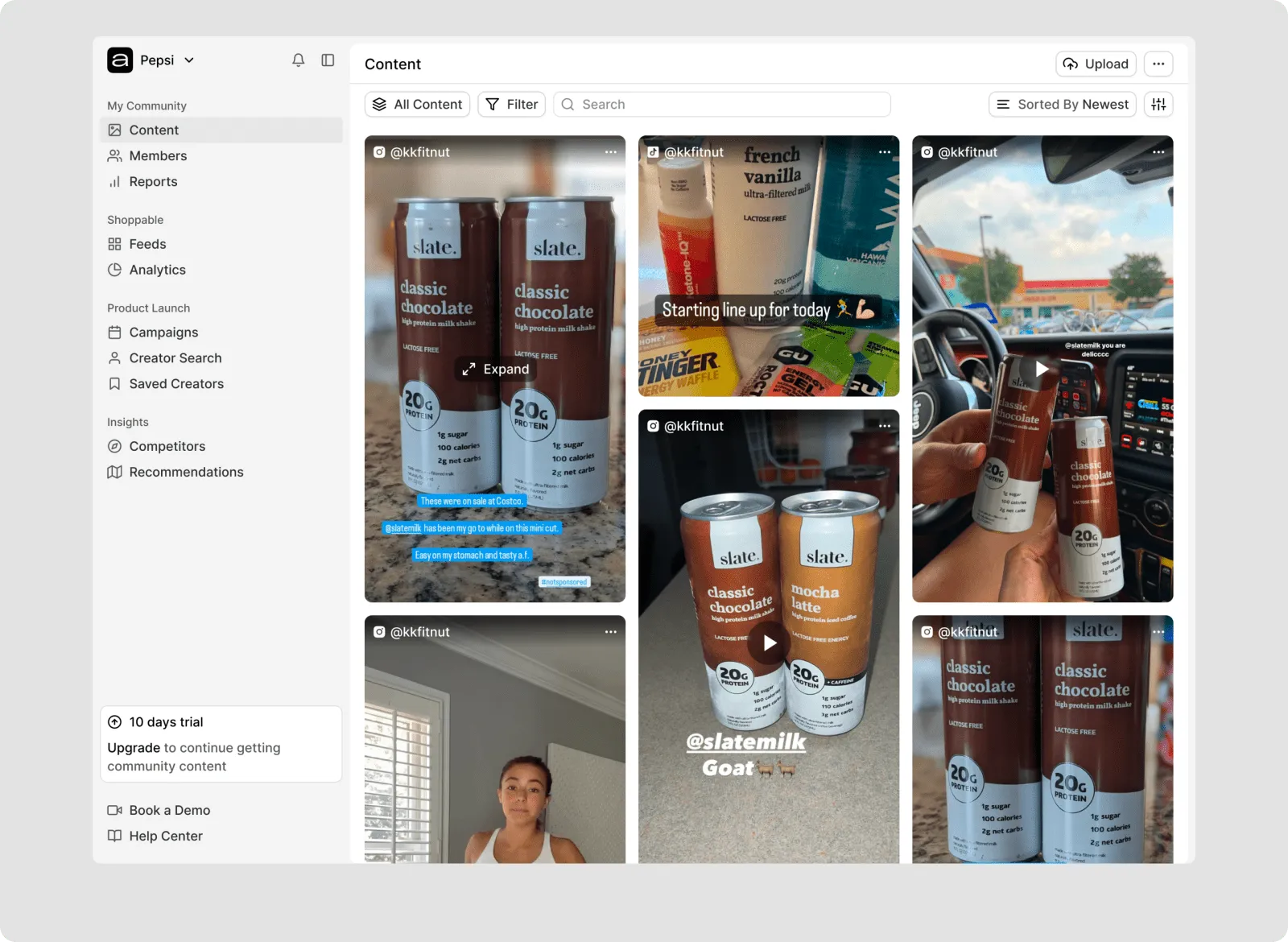 The redesigned Archive home page